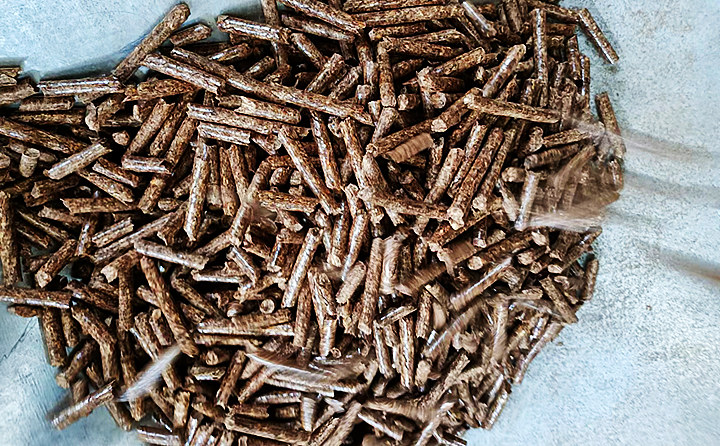生物质榴莲视频成人官网加工的颗粒燃料
