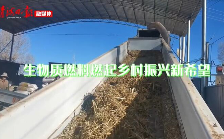 青海海东乐都：生物质颗粒燃料燃起乡村振兴新希望